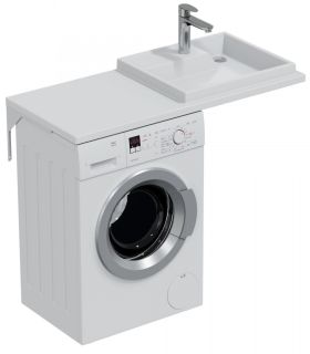 Раковина над стиральной машиной СанТа Юпитер 900132 правая 110см белый